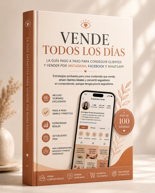 Redes que venden: Convierte seguidores en clientes y aprende a vender todos los días.